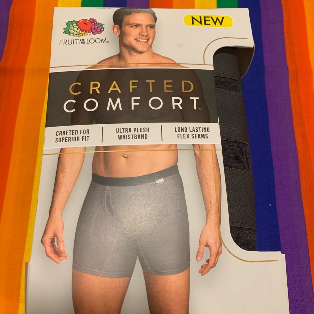 NWT Mens Fruit of the loom boxer underwear XL